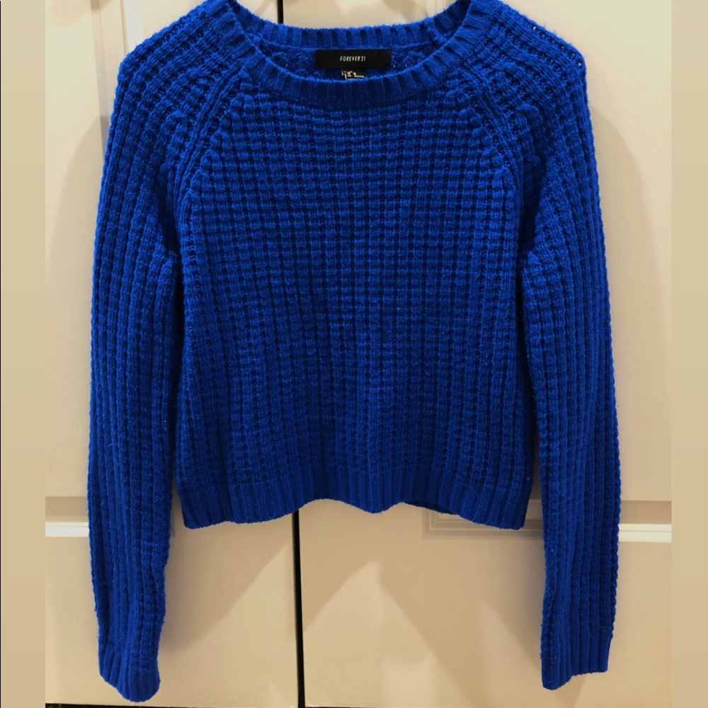 Forever 21 Royal Blue Sweater Medium